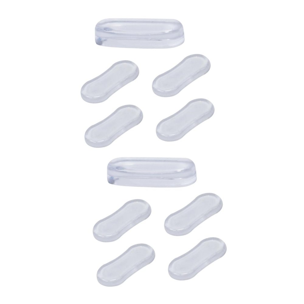 minkissy 2sets Toilet Seat Accessories Non-Slip Cover Bumpers Self-Adhesive Pads for Surface Protection 5pcs*2