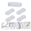 minkissy 2sets Toilet Seat Accessories Non-Slip Cover Bumpers Self-Adhesive Pads for Surface Protection 5pcs*2 view 2