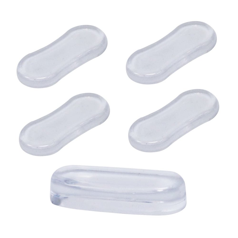 FOMIYES 10pcs Mute Toilet Lid Silicone Pu Pad Self-Adhesive Cushioning Pads for Home Toilet Cover Bumpers Lid Cushioning