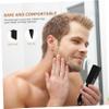 minkissy 2pcs Professional Mustache Pencil Beard Brush Men Beard Filler Pen Smudge Natural Look view 2