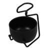 Beaupretty Stainless Steel Shaving Bowl Stand Brush Holder Portable Stand for Man for Dad Husband Boyfriend view 1