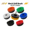 1Pcs 6Inch Power Scrubber Brush Electric Drill Cleaning With M14 Adapter For Cleaning Carpets, Kitchens, Toilet And Bathrooms(White) view 2