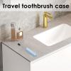 Travel Toothbrush Case, Portable Holder Toothbrush Travel Containers, Dust-Proof Sanitary Toothbrush Container, Lightweight Case With Ventilation Holes For Trips, Home view 2