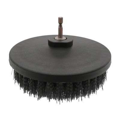 1Pcs 6Inch Power Scrubber Brush Electric Drill Cleaning With M14 Adapter For Cleaning Carpets, Kitchens, Toilet And Bathrooms(Black)