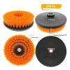 1Pcs 6Inch Power Scrubber Brush Electric Drill Cleaning With M14 Adapter For Cleaning Carpets, Kitchens, Toilet And Bathrooms(Black) view 3