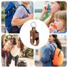 Inhaler Case Keychain | with Metal Buckle Inhaler Spacer Holder Handy - Handy, Lightweight, and Protective PU Storage Bag for Daily Use, School, and Travel view 4