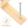 COLLBATH Glass Tube Hourglass Timer Wooden Sauna Timer Decor Ornament Sauna Clock view 2