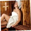 COLLBATH Glass Tube Hourglass Timer Wooden Sauna Timer Decor Ornament Sauna Clock view 4