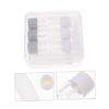 Hoement Lens Box Lenses Box 3Pcs Portable Storage with Tweezers and Solution Bottle for Contact Lenses Travel Work view 2