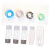 Hoement Lens Box Lenses Box 3Pcs Portable Storage with Tweezers and Solution Bottle for Contact Lenses Travel Work view 3