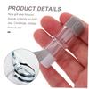 Hoement Lens Box Lenses Box 3Pcs Portable Storage with Tweezers and Solution Bottle for Contact Lenses Travel Work view 4