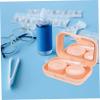 COLLBATH Cute Case Kit Compact Travel Holder for Contacts Removal Tool Mirror for Makeup view 2