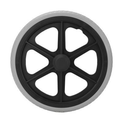 14 Inch Wheelchair Wheel Replacement, 350x30mm Non Slip PU Wheel Replacement for Wheelchairs, with 6001 Bearing, 12mm Inner Hole, Rollator Wheel for Wheelchairs, Walkers