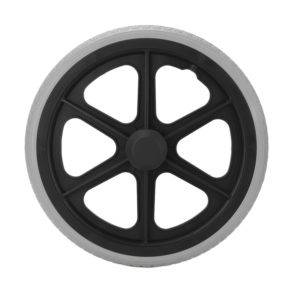 14 Inch Wheelchair Wheel Replacement, 350x30mm Non Slip PU Wheel Replacement for Wheelchairs, with 6001 Bearing, 12mm Inner Hole, Rollator Wheel for Wheelchairs, Walkers