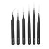 Anti-static Stainless Steel Tweezers, Fine Tip, Great Elasticity, Antimagnetic, for Computers and Electronics view 1