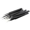 Anti-static Stainless Steel Tweezers, Fine Tip, Great Elasticity, Antimagnetic, for Computers and Electronics view 2