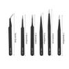 Anti-static Stainless Steel Tweezers, Fine Tip, Great Elasticity, Antimagnetic, for Computers and Electronics view 4