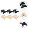 GARVALON Sponge Shoe Toe Fillers and Forefoot Pads 12pcs (6 Black 6 Nude) Soft Foam Cushions for Women High Heels Preventing Toe Pain Adjustable Size Inserts for Loose Shoes view 3