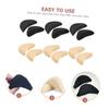 GARVALON Sponge Shoe Toe Fillers and Forefoot Pads 12pcs (6 Black 6 Nude) Soft Foam Cushions for Women High Heels Preventing Toe Pain Adjustable Size Inserts for Loose Shoes view 4