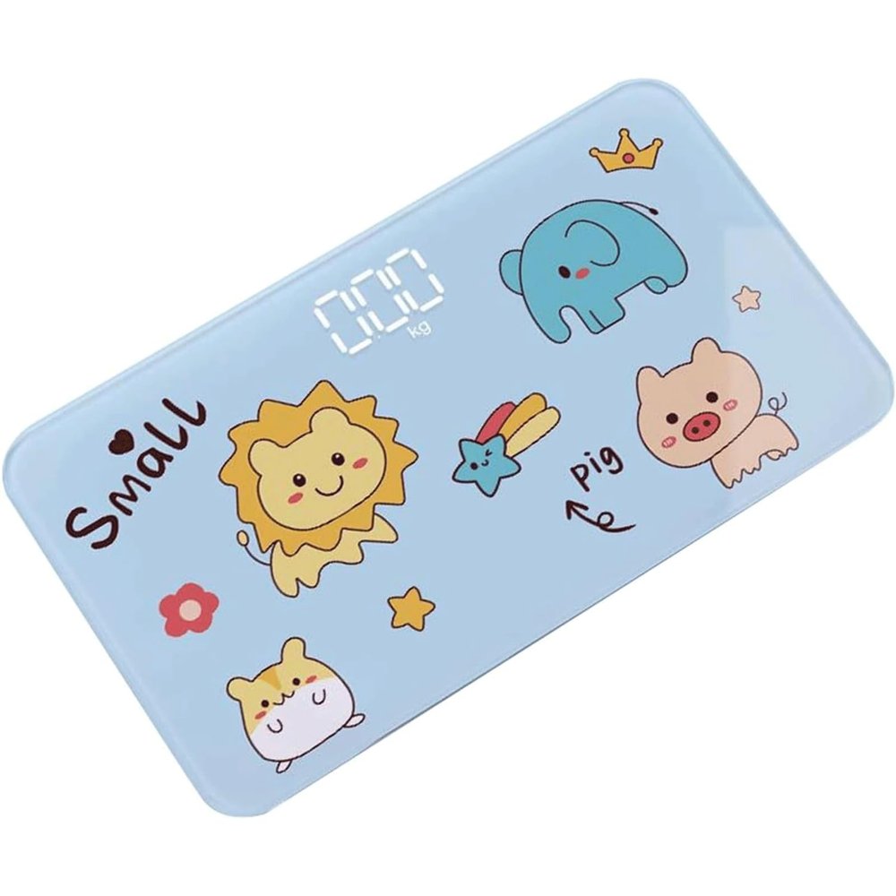 High Accuracy Portable for Travel Bathroom Scale Rechargeable LED Electronic Scale Household Weighing Machine with Temperature Display Function Multi-purpose