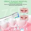 5Pcs Kids Replacement Toothbrush Heads Compatible with Seago SG-513/977/EK6/SG-2139, Brush-Baby WildOnes/KIDZSONIC, Dada-Tech DT-BB1/DT-977/DT-K6 Green Medium Size for 18-36 Months view 4