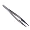 Tweezers Round Elbow Tweezers Antistatic Tweezers with Interchangeable Plastic Tip for Electronic Repair view 2