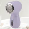 Fuzz Remover Versatile Compact Lint Defuzzer for Clothes Carpet, Cordless Sweater Shaver for Travel Household Use (Purple) view 4
