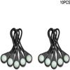 10 Pcs Zipper Rope, Anti Lost Zipper Extension, Backpack Zipper Puller, Head Glow inThe Dark for Outdoor Mountaineering Camping view 2