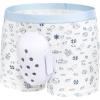 YINGWD Men's Underwear Cartoon After Circumcision Underwear Children'S Post-Care Underwear Boxer Briefs with Protective Cover for Home Use White view 1