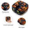 Period Kit Bag for Girls Women Ladies, Halloween Black Cat Pumpkin-868 Sanitary Napkin Disposal Bags, Large Capacity Zipper Menstrual Pad Pouch view 3