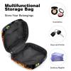 Period Kit Bag for Girls Women Ladies, Halloween Black Cat Pumpkin-868 Sanitary Napkin Disposal Bags, Large Capacity Zipper Menstrual Pad Pouch view 4