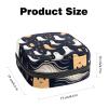 Storage Bag for Sanitary, Nursing Pad Holder, Zipper Menstrual Period Bags Halloween Ghost-55 Feminine Menstrual Pad Tampon Organizer view 2