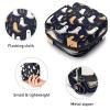 Storage Bag for Sanitary, Nursing Pad Holder, Zipper Menstrual Period Bags Halloween Ghost-55 Feminine Menstrual Pad Tampon Organizer view 3