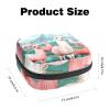 Alpaca-1878 First Period Kit for Girls, Tampon Pantyliners Menstrual Purse, Nursing Pad Holder with Zipper, Sanitary Collect Napkin Bag Organizer view 2