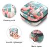 Alpaca-1878 First Period Kit for Girls, Tampon Pantyliners Menstrual Purse, Nursing Pad Holder with Zipper, Sanitary Collect Napkin Bag Organizer view 3
