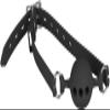 Ball Gag Silicone Breathable Mouth Gag with Lock (1.45"/3.7cm) view 4