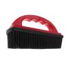 1 Pcs Hand Scrub Brush Red Color Rubber Car Cushion Brush Rubber Pet Hair Leather Carpet Sofas Beds Cleaning Brush view 1