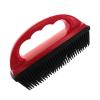 1 Pcs Hand Scrub Brush Red Color Rubber Car Cushion Brush Rubber Pet Hair Leather Carpet Sofas Beds Cleaning Brush view 2