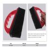 1 Pcs Hand Scrub Brush Red Color Rubber Car Cushion Brush Rubber Pet Hair Leather Carpet Sofas Beds Cleaning Brush view 4