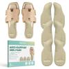 Arch Support Insoles for Flat Feet - 3 Pairs Welnove Adhesive Plantar Fasciitis Shoe Inserts Arch Cushions for Relieve Pressure and Foot Pain,High Arch Pad,Small:Women 3-7 Men 5-7.5 view 1