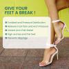 Arch Support Insoles for Flat Feet - 3 Pairs Welnove Adhesive Plantar Fasciitis Shoe Inserts Arch Cushions for Relieve Pressure and Foot Pain,High Arch Pad,Small:Women 3-7 Men 5-7.5 view 4