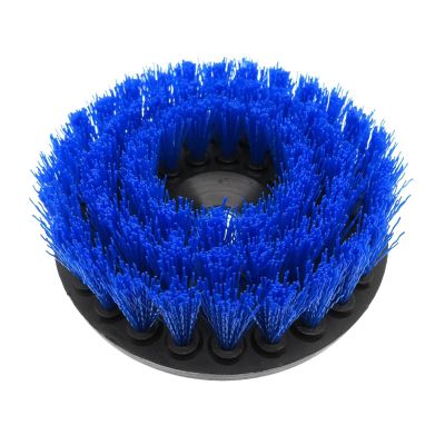 1Pcs 4Inch Power Cleaning Scrubber Brush Electric Drill Cleaning Hollow M14 Thread For Bathroom, Kitchen, Grout, Tub,Shower,Tile(Blue)