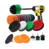 24 Pcs Cleaning Brush Attachment Set Power Scrubber Kit Scrub Brush With Extend Long Attachment Scrubing Pads Cleaning Kit view 2