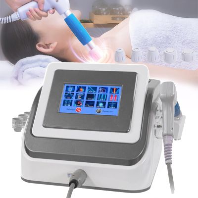 8 Bar Pneumatic Shockwave Therapy Machine(ED Treatment/Muscle Pain Relief), Muscle Deep Tissue Massager Pneumatic Shockwave Therapy Device with 5 Massage Head, Working Frequency 1-22Hz,Grey