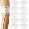 10 PCS Catheter Stabilization Device, Universal Breathable Fixing Bands Urinary Drainag Tube Leg Bag Holder, Portable Professional White Adhesive Legband Fixation Sticker for Foley Stat Lock view 1