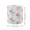 minkissy Coloured Toilet Paper Roll Printed Decorative Bath Tissue Soft Floral Pattern for Home Bathroom Travel Use view 2