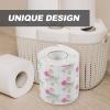 minkissy Coloured Toilet Paper Roll Printed Decorative Bath Tissue Soft Floral Pattern for Home Bathroom Travel Use view 4
