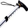 2 PCS Walking Stick Folding Extendable Walking Cane, Anti-Slip Rubber Tip, Adjustable Mobility Aids Portable Lightweight Flexible and Durable Telescopic Walking Stick for Elderly Disabled Men Women view 4