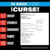 JNX The Curse! Pre Workout Powder - Orange Mango 50 Servings | Preworkout: Boost Strength, Energy + Focus for Men & Women | Caffeine, Beta-Alanine, Creatine & L-Citrulline (150 g, Cherry Limeade) view 2