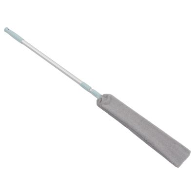 Dusting Brush, Aluminium Rod, Long Handle, 55 Inch Extendable Elastic Opening, Washable, Long, Flat Microfibre Hand Duster